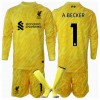 Liverpool Alisson Becker #1 Torwart 3rd Trikot 2024-25 Langarm (+ kurze hosen)
